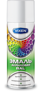 VX-39005 VIXEN Эмаль акриловая RAL, черный янтарь 0,520 мл