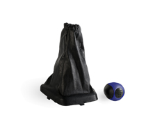 KPP00173 Ручка КПП Калина рамка кожа синий_mini