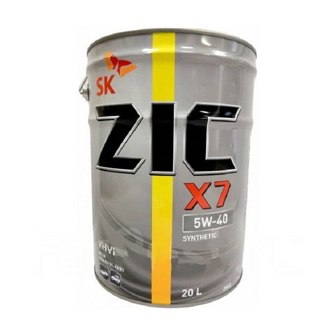 ZIC NEW X7 5w40  20 л (масло синтетическое)