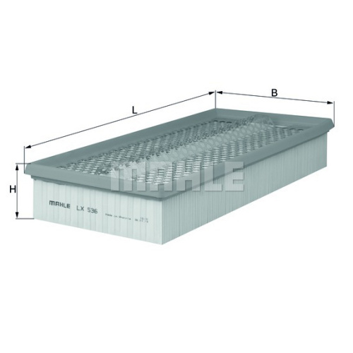 MAHLE Элемент фильтрующий воздушного фильтра LX 536 S0322 (C 36 168)