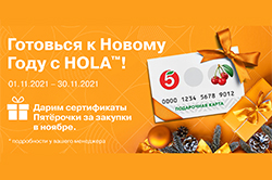 Готовься к новому году с HOLA™ !