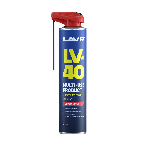 LAVR Смазка многоцелевая LV-40 520 мл LN1453