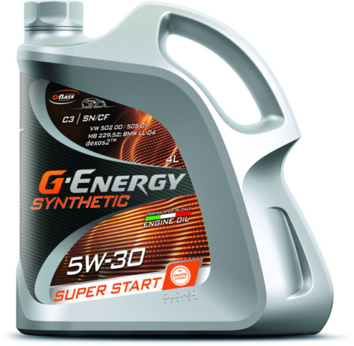 G-Energy Synthetic Super Start 5W-30 (4л) SN/CF масло моторное