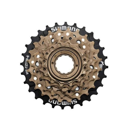 Трещотка MF-TZ500-CP Shimano (14-16-18-21-28 зубьев) 6 скор., с защитой цепи, арт. 520047