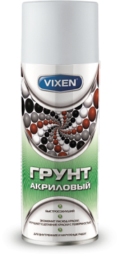 VX-22001 Грунт универсальный, акриловый черный, аэрозоль 520 мл