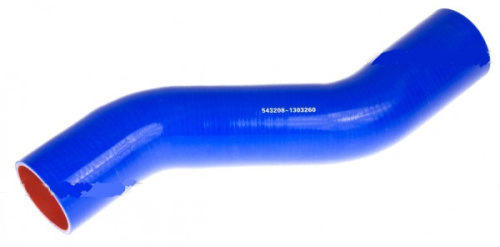 Патрубок силиконовый для МАЗ радиатора нижний 543208-1303260 (S-образный L457 543208-1303260)