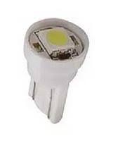 Светодиод 12V 5 б/ц BLUE (1SMD) SM-T10 W2.1х9.5d (10 шт)    МАЯК