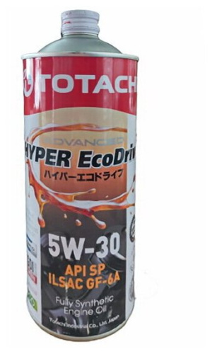 TOTACHI HYPER Ecodrive Fully Synthetic SP/GF-6A 5w30   1 л (масло синтетическое)