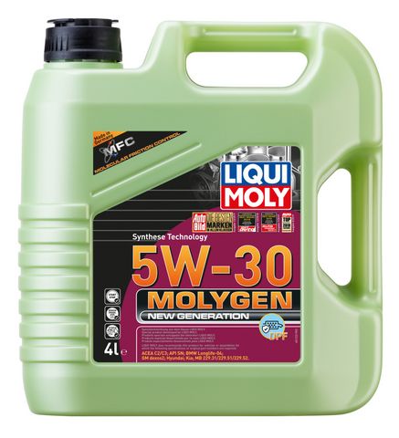 LIQUI MOLY Molygen New Generation 5w30 DPF SN, C2/C3  4 л  (масло синтетическое)  21225
