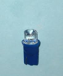 Светодиод 12V 5 б/ц конус BLUE  Т10 W2.1x9.5d (10 шт)    МАЯК
