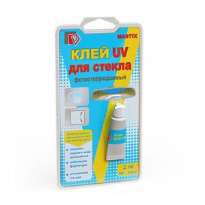MASTIX Клей для стекла UV 2 мл   MC0302