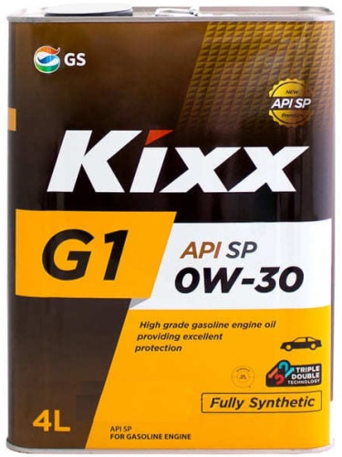 KIXX Synthetic G1 0w30  SP бензин  4 л (масло синтетическое)
