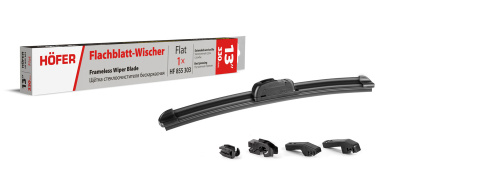 Щетка стеклоочистителя бескаркасная 330 мм (1шт) HF 855 303