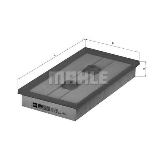 MAHLE Элемент фильтрующий воздушного фильтра LX 1643 S0322 (C 3083/1)