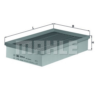 MAHLE Элемент фильтрующий воздушного фильтра LX 1216 S0322 (C 30 153/1)