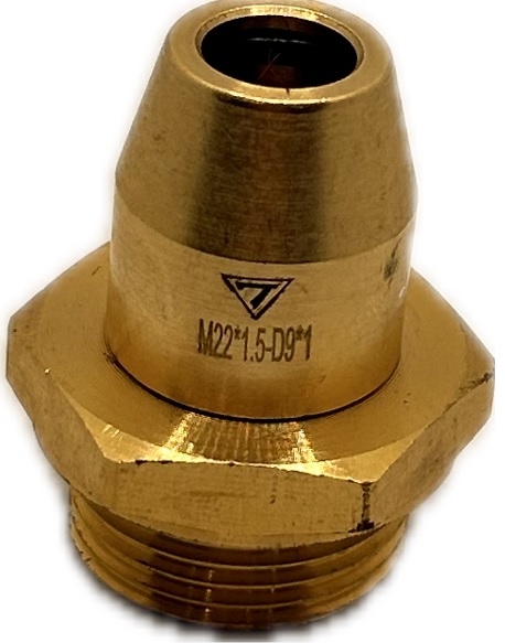 H1.M22x1,5 D9x1mm