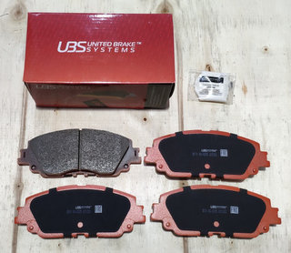 B1110025  \UBS торм. колодки пер.    TOYOTA  Camry (16-) RAV 4 ,Avalon (18-)  (PN1857)