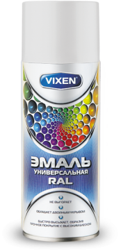 VX-19003 Эмаль универсальная, белая, аэрозоль 520 мл