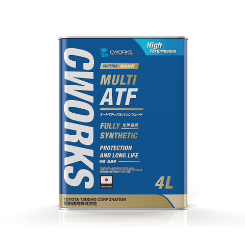 SUPERIA CWORKS MULTU ATF, 4L Масло трансмиссионное, Япония