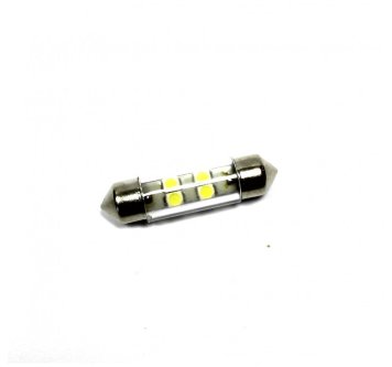 Светодиод 12V АС-4 BLUE FE-T11 * 31 S8.5 4SMD (10 шт)    МАЯК