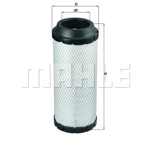 MAHLE Элемент фильтрующий воздушного фильтра LX 1687 Z0322 (C 15 300)