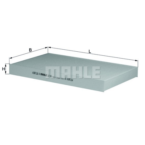 MAHLE Элемент фильтрующий салонного фильтра LA 46 Z0322 (CU 3192)