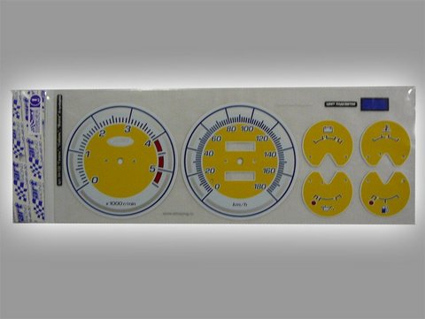 Декоративная вставка комбинации приборов ГАЗЕЛЬ/ ЖЕЛТЫЙ