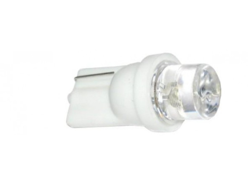 Светодиод 24V5 б/ц конус WHITE Т10 (10 шт)    МАЯК