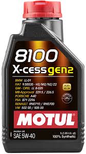 MOTUL 8100 X-cess GEN2 5w40 100% Synthetic  1 л (синтетическое)