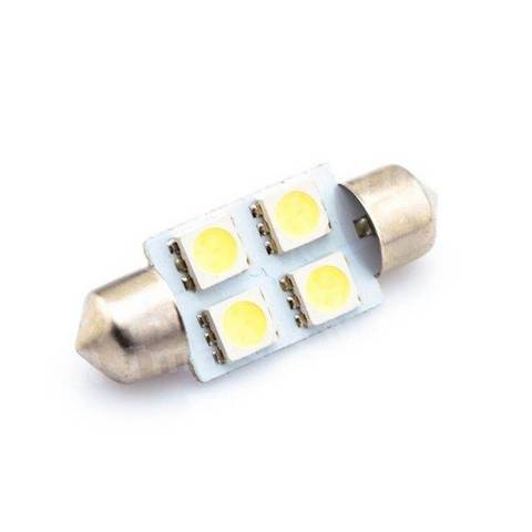 Светодиод 24V АС-4  WHITE FE-T11 *36 S8.5 4SMD(3528) (10 шт)   МАЯК