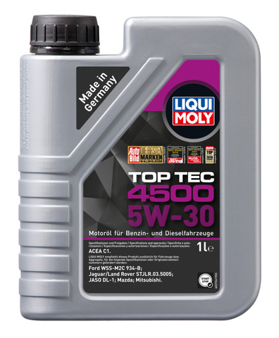 LIQUI MOLY НС-синт. мот.масло Top Tec 4500 5W-30 C1 (1л) 2317