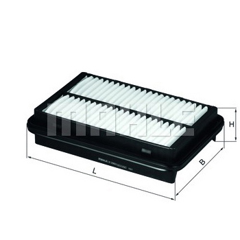 MAHLE Элемент фильтрующий воздушного фильтра LX 2863 Z0322