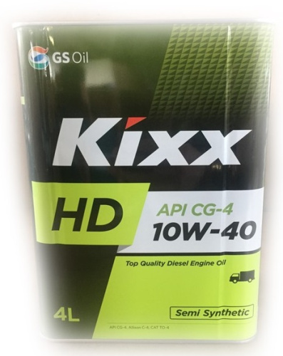 KIXX DYNAMIC CG-4 10w40 дизель  4 л (масло полусинтетическое)