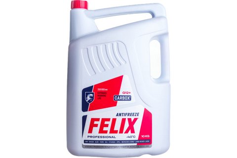 FELIX-40 Carbox G12+ Антифриз красный 10 кг г