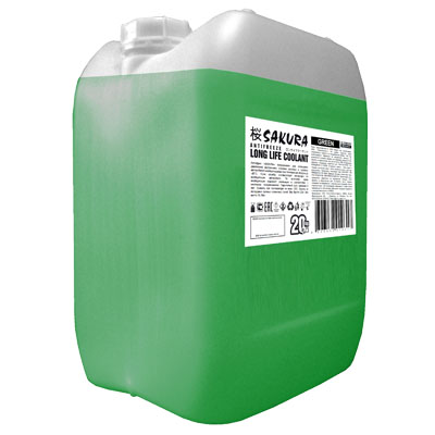 SAKURA green Антифриз зеленый -45 20 кг