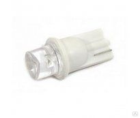 Светодиод 24V T10 W2.1x9.5d GREEN 1Led конус ФАНЛАЙТ (10шт) 24-536