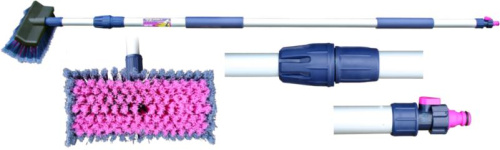 CU-646 Щетка для мытья телескопическая ( head+pole)