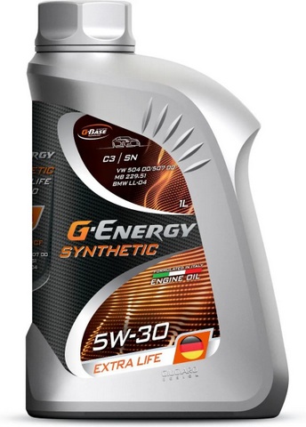 G-Energy Synthetic Extra Life 5w30 API SN, ACEA C3  1
