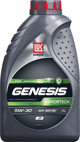 ЛУКОЙЛ Genesis Armortech JP 5w30  1 л API SN/RC ILSAC GF-5   (масло синтетическое)