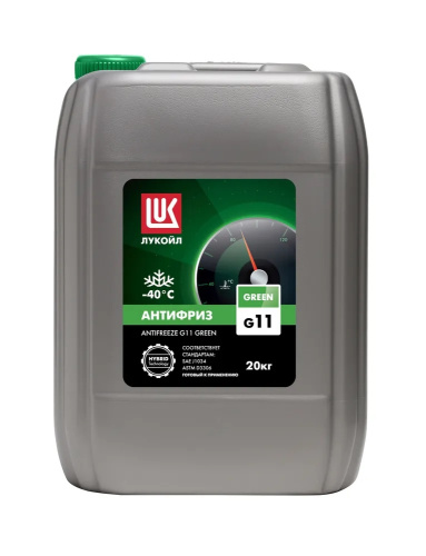 ЛУКОЙЛ Антифриз зеленый G11 Green 20 кг