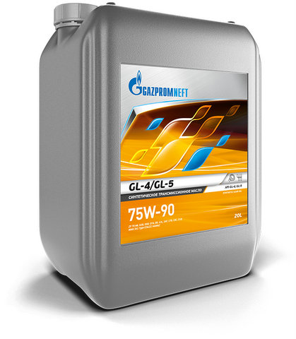 GAZPROMNEFT GL-4/GL-5 75w90 20 л (масло синтетическое)