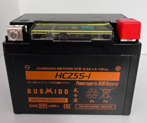 BUSHIDO HCZ5S-i 5Ah обр