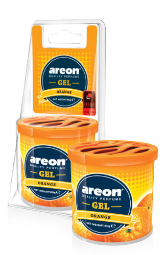 Ароматизатор на панель Areon GEL CAN Blister orange 704-GCB-02