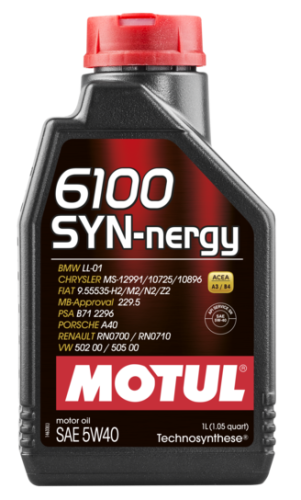 MOTUL 6100 SYN-NERGY 5W40 1л масло моторное