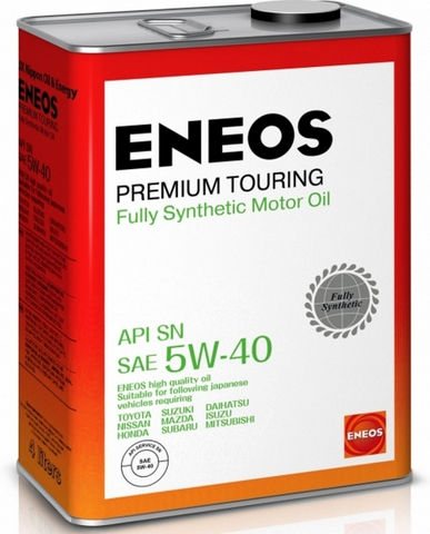 ENEOS Premium Touring 5w40 SN  4 л (масло синтетическое)
