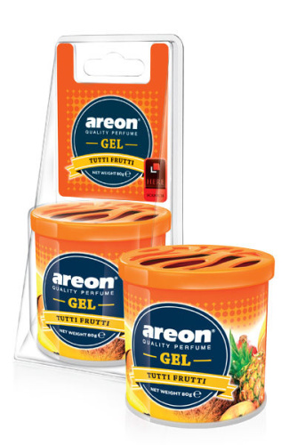 Ароматизатор на панель Areon GEL CAN Blister Tutti frutti 704-GCB-08
