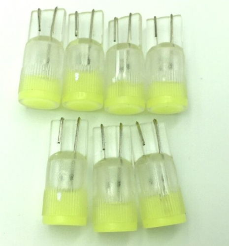 Светодиод 24V T10-COB-1W  WHITE Transparent Star Light  (10шт) 24-296