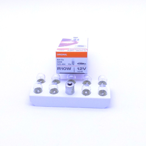 5008 ЛАМПА R10W 12V 10W BA15s OSRAM (10 шт)