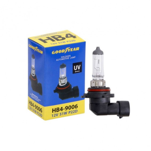 НB4 12V 51W GOODYEAR лампа автомобильная галогенная (P22d )   GY010040