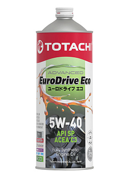 TOTACHI EURODRIVE ECO   Fully Synthetic   5W40   API SP, ACEA C3      1л